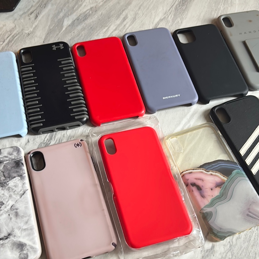 16 Multicolor Phone Cases For IPhone XS MAX,some barely used and some never used